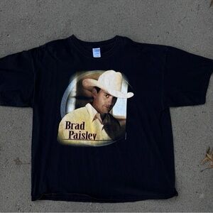 Vintage 2003 Brad Paisley tour Black Graphic T-Shirt
